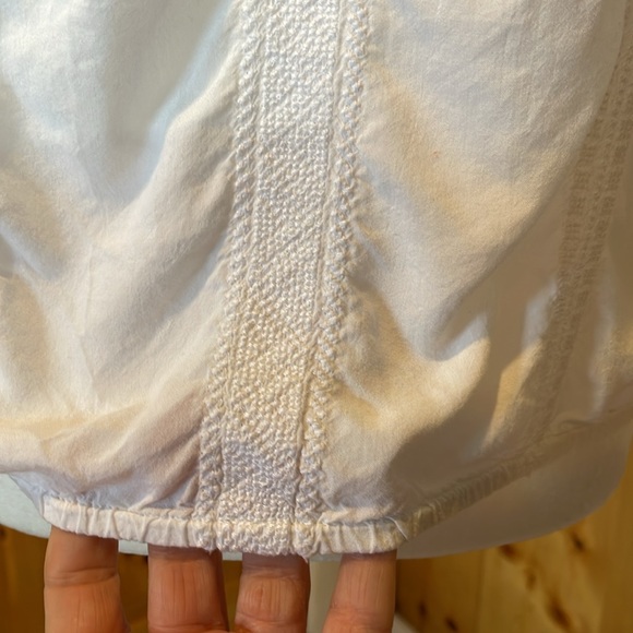 J Crew peasant blouse with lace detail XS - Picture 7 of 10